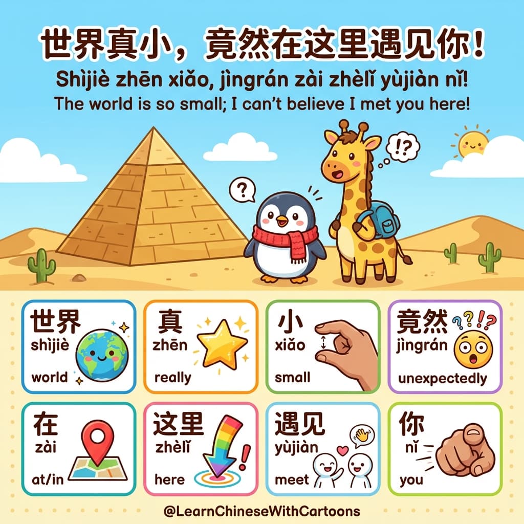 A man and woman meet unexpectedly in an ancient library filled with scrolls.